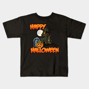 Halloween Costumes, Horror, Ghost, Skeleton Kids T-Shirt